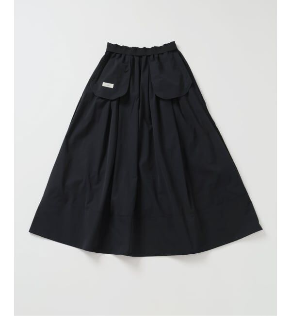 IENA「《予約》ウォッシャブル タフタギャザーフレアスカート」|スカート|