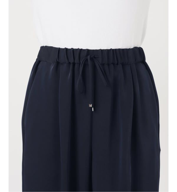 IENA「《予約》ウォッシャブルシルキーサテンイージーパンツ」|その他|