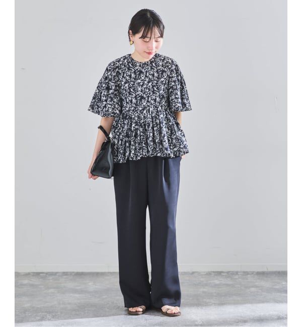 IENA「《予約》ウォッシャブルシルキーサテンイージーパンツ」|その他|