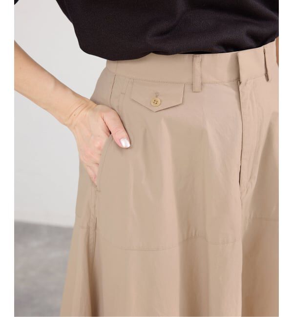 IENA「《予約/洗濯機洗い可》チノライクスカート」|スカート|