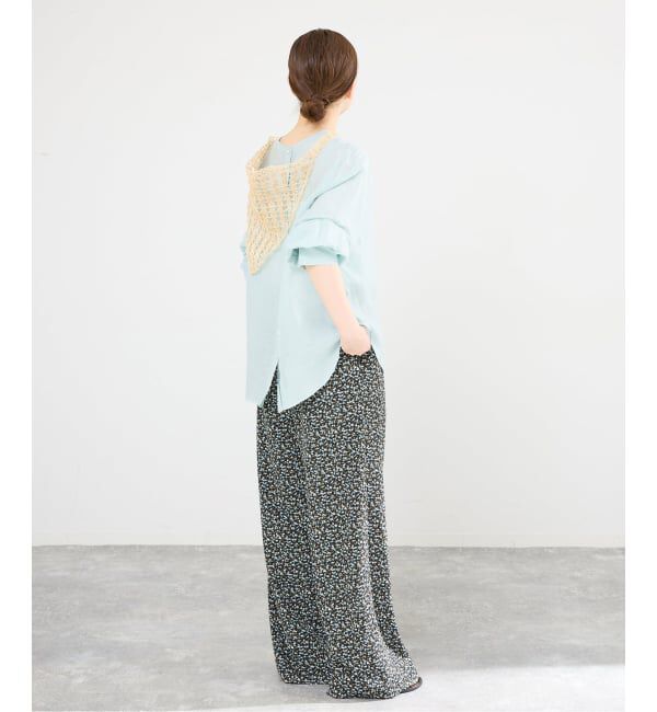 IENA「《新色/WEB限定/追加3》ラミーリヨセルノーカラーブラウス」|シャツ・ブラウス|