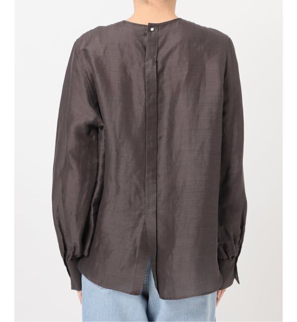 IENA「《新色/WEB限定/追加3》ラミーリヨセルノーカラーブラウス」|シャツ・ブラウス|