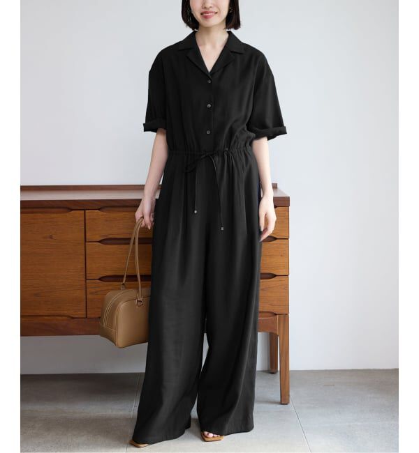 SLOBE IENA「《WEB限定/追加予約》ハーフスリーブオールインワン」|オールインワン|