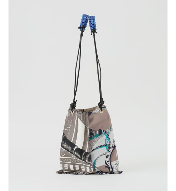 VERMEIL par iena「《予約》manipuri マニプリ パラコードリバーシブルプリントトートS 0161252301/303」|トートバッグ|