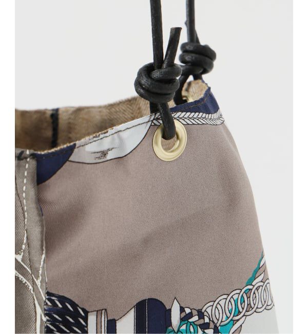 VERMEIL par iena「《予約》manipuri マニプリ パラコードリバーシブルプリントトートS 0161252301/303」|トートバッグ|