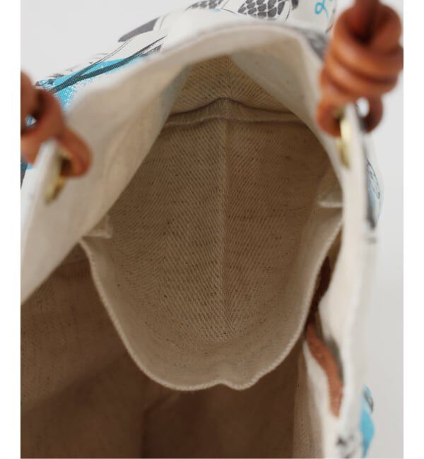 VERMEIL par iena「《予約》manipuri マニプリ パラコードリバーシブルプリントトートS 0161252301/303」|トートバッグ|