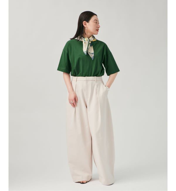 VERMEIL par iena「《予約》manipuri マニプリ 三角スカーフ W65 別注 ポンメール&times;キャリッジ」|バンダナ・スカーフ|