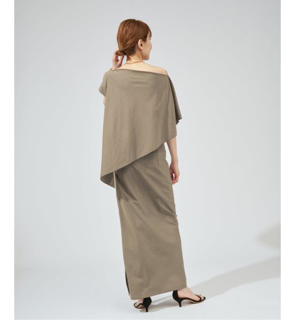 VERMEIL par iena「《予約》Drape dress」|ワンピース|