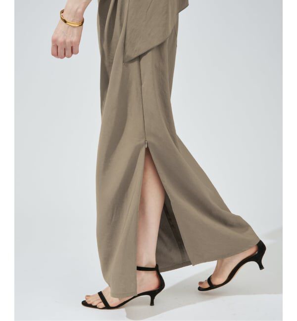 VERMEIL par iena「《予約》Drape dress」|ワンピース|