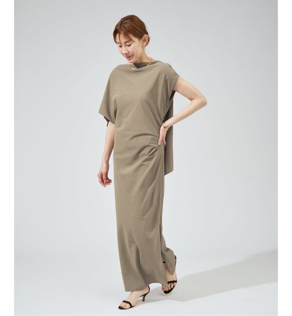 VERMEIL par iena「《予約》Drape dress」|ワンピース|