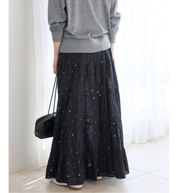 IENA「《予約》COUTURE D'ADAM/クチュールドアダム Tiered Skirt スカート 26SS-236」|スカート|