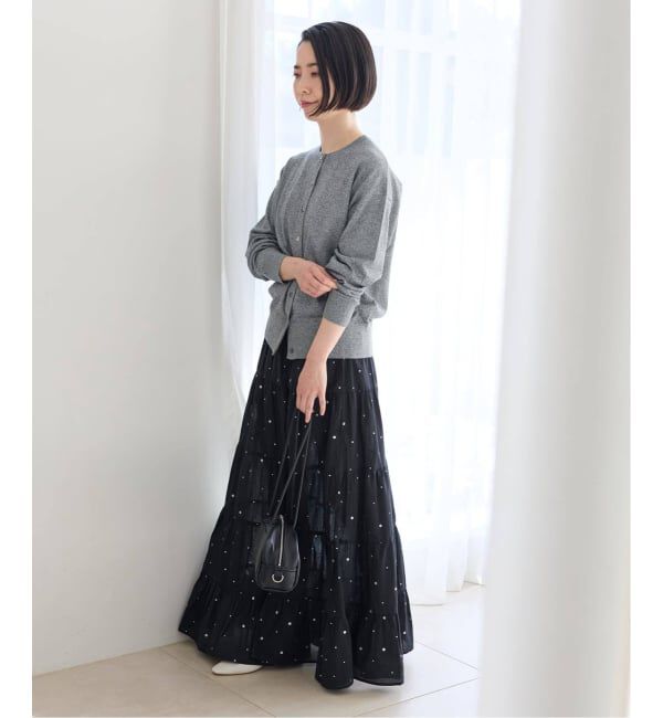 IENA「《予約》COUTURE D'ADAM/クチュールドアダム Tiered Skirt スカート 26SS-236」|スカート|