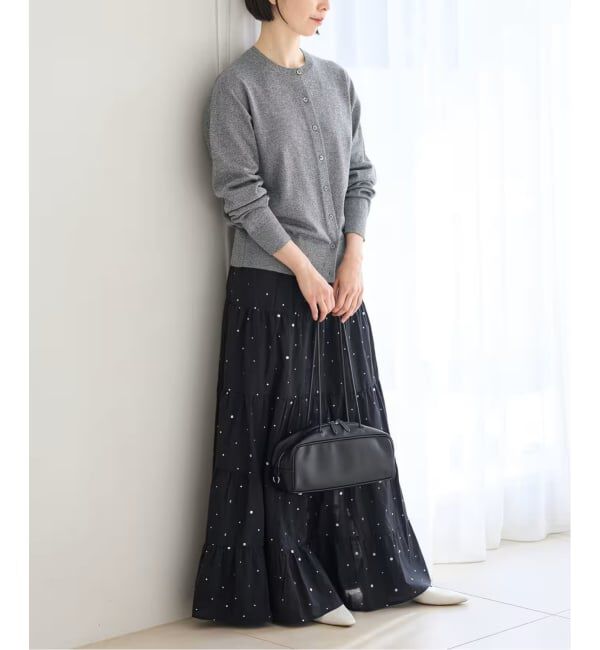 IENA「《予約》COUTURE D'ADAM/クチュールドアダム Tiered Skirt スカート 26SS-236」|スカート|