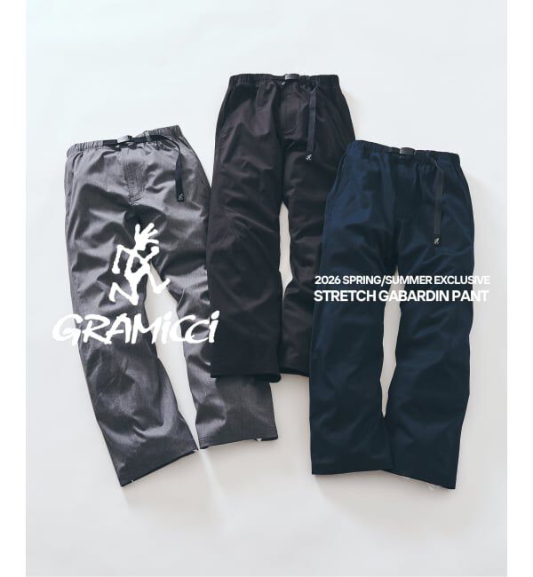 417 EDIFICE「Gramicci グラミチ for 417 ストレッチギャバジンパンツ」|その他|