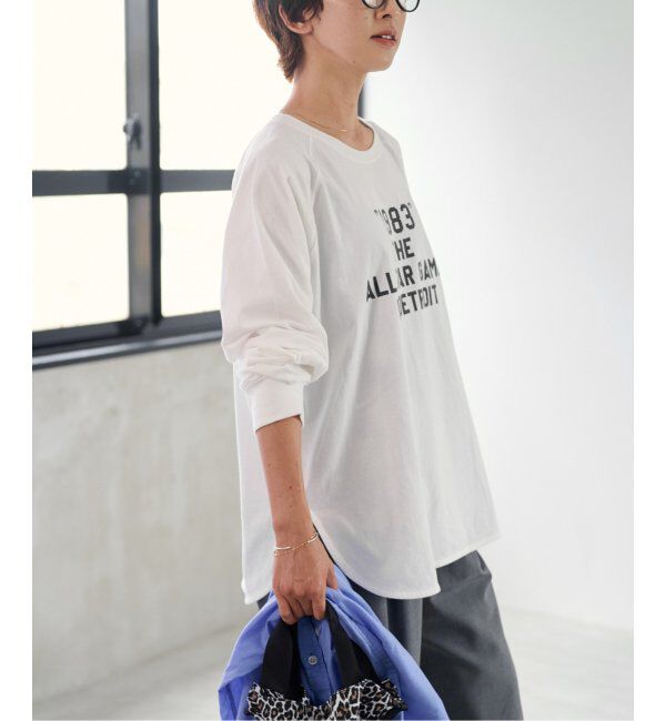 JOURNAL STANDARD relume「《追加》ラグランスリーブカレッジロングスリーブTEE」|Tシャツ・カットソー|