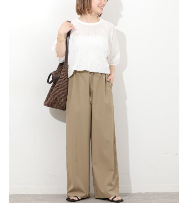 JOURNAL STANDARD relume「《予約》【MULTI FUNC+】接触冷感 / 防シワ ハイカウントイージーパンツ」|スラックス|