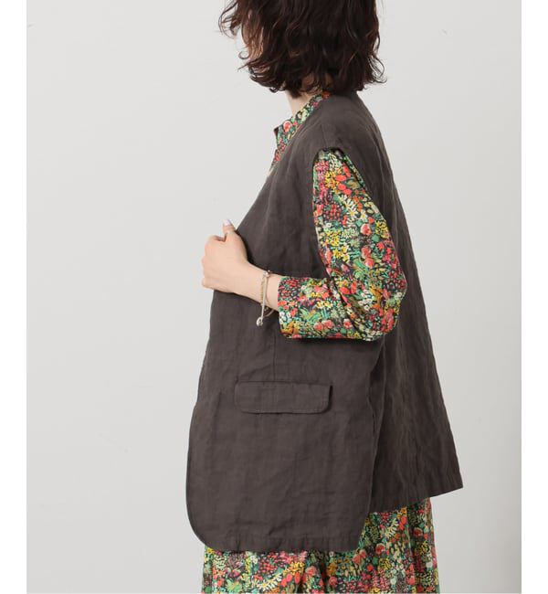 journal standard luxe「《予約》リネンヘリンボン ベスト」|ダウンベスト・ベスト|