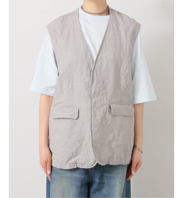 journal standard luxe「《予約》リネンヘリンボン ベスト」|ダウンベスト・ベスト|