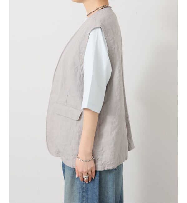 journal standard luxe「《予約》リネンヘリンボン ベスト」|ダウンベスト・ベスト|