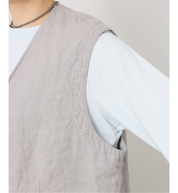 journal standard luxe「《予約》リネンヘリンボン ベスト」|ダウンベスト・ベスト|