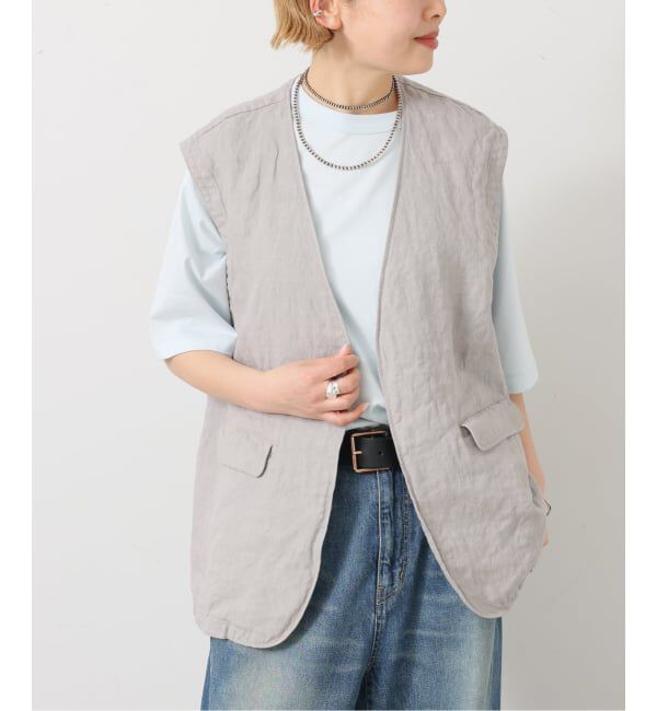 journal standard luxe「《予約》リネンヘリンボン ベスト」|ダウンベスト・ベスト|