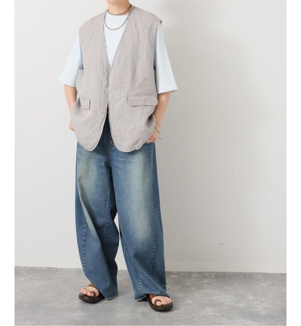 journal standard luxe「《予約》リネンヘリンボン ベスト」|ダウンベスト・ベスト|