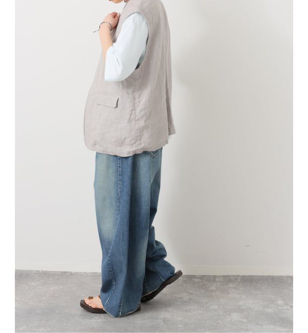 journal standard luxe「《予約》リネンヘリンボン ベスト」|ダウンベスト・ベスト|