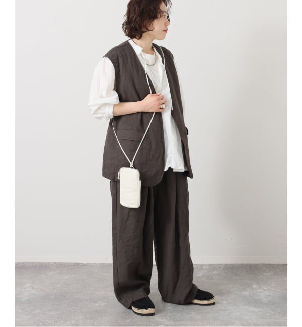 journal standard luxe「《予約》リネンヘリンボン ベスト」|ダウンベスト・ベスト|