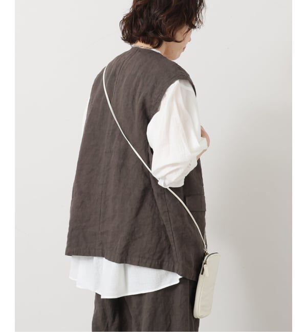 journal standard luxe「《予約》リネンヘリンボン ベスト」|ダウンベスト・ベスト|