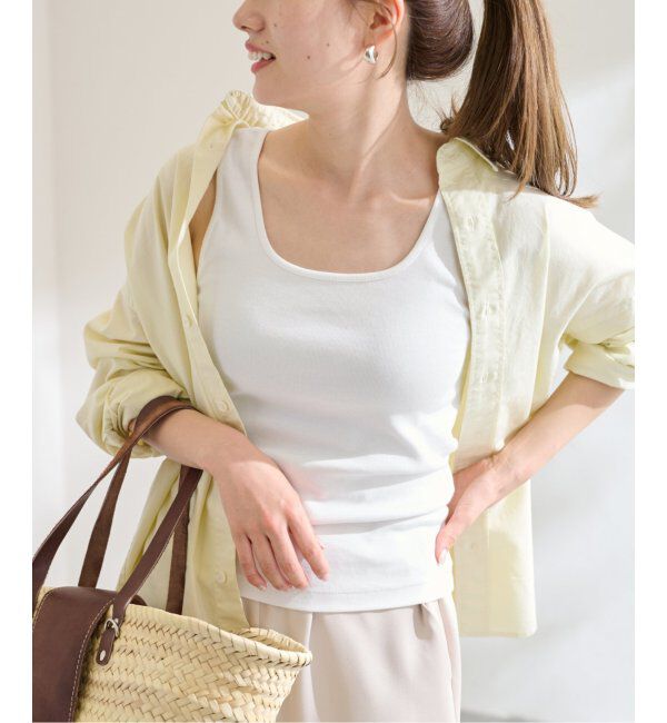 FRAMeWORK「≪新色追加≫2WAYベアテレコタンク」|タンクトップ|