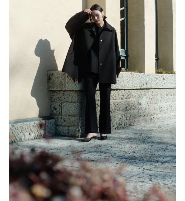 NOBLE「ELENI/エルニ スプリングリバーステンカラーコート」|ステンカラーコート|