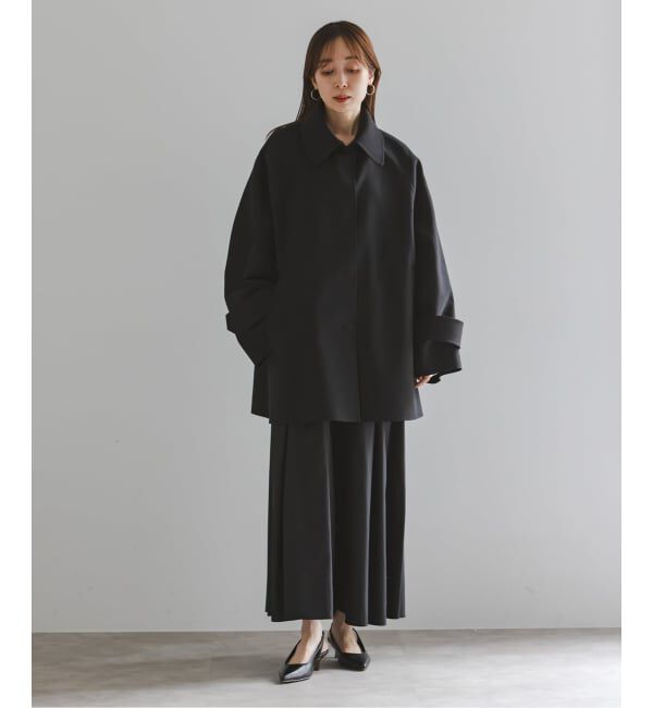 NOBLE「ELENI/エルニ スプリングリバーステンカラーコート」|ステンカラーコート|