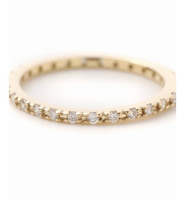 Lilas by Spick&Span「フルエタニティーダイヤピンキーリング K10」|リング|