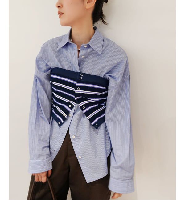 FRAMeWORK「JANE SMITH/ジェーンスミス cotton pique tube top」|チューブトップ|