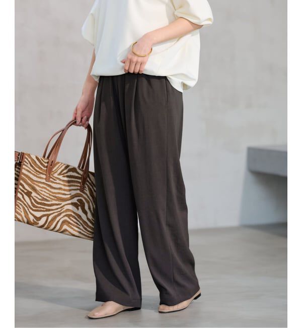 FRAMeWORK「≪追加予約≫ポリエステルツイルリラックスパンツ 2」|その他|