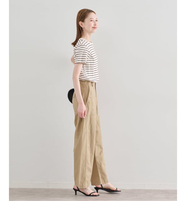 U by SPICK&SPAN「《予約》ハリヌキリブマルチボーダーTシャツ」|Tシャツ・カットソー|