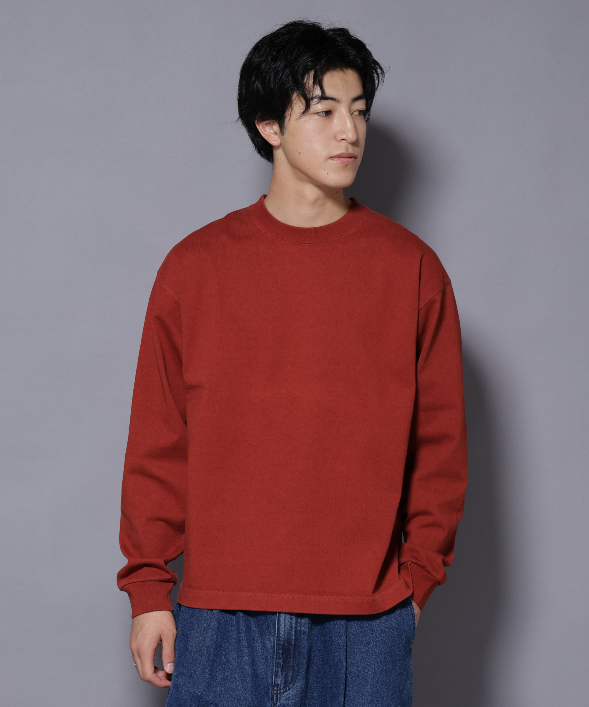 nano･universe「ヘビーオンスワイドプルオーバー 長袖」|Tシャツ・カットソー|