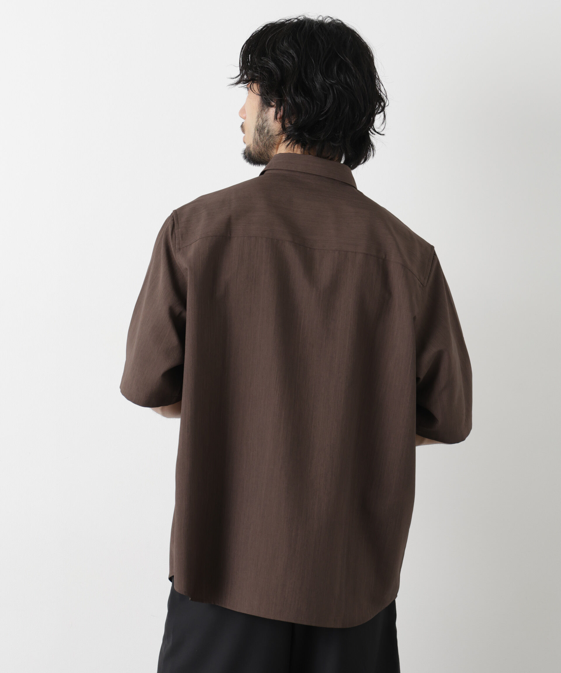 nano･universe「セオアルファ レギュラーカラーシャツ 半袖」|シャツ・ブラウス|