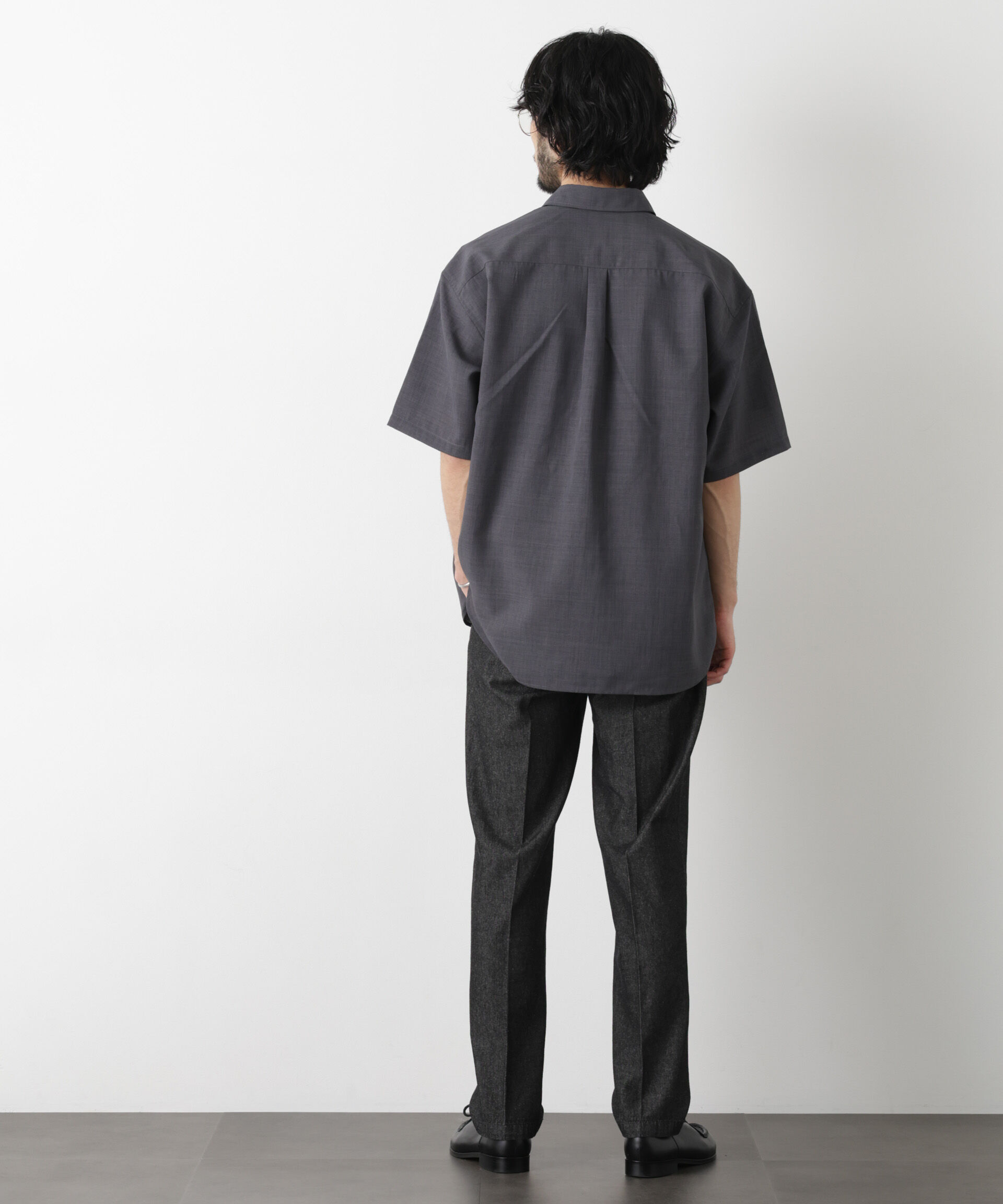 nano･universe「ライトウェイトドライ シャツ半袖（セットアップ可）」|シャツ・ブラウス|