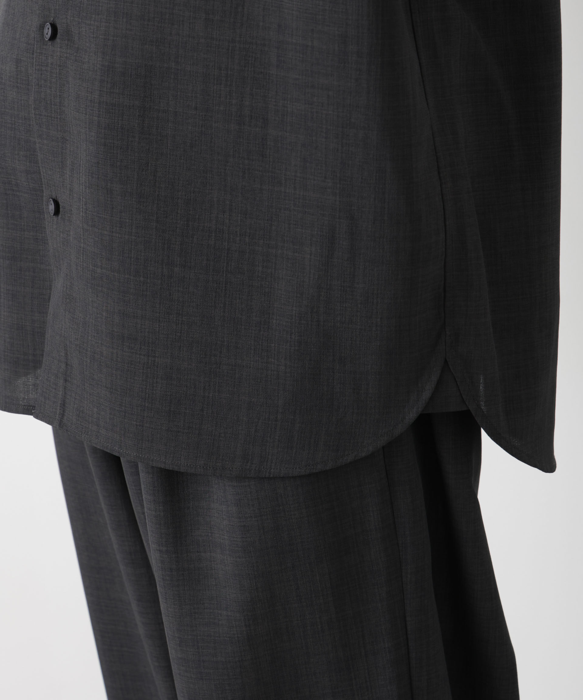 nano･universe「ライトウェイトドライ シャツ半袖（セットアップ可）」|シャツ・ブラウス|