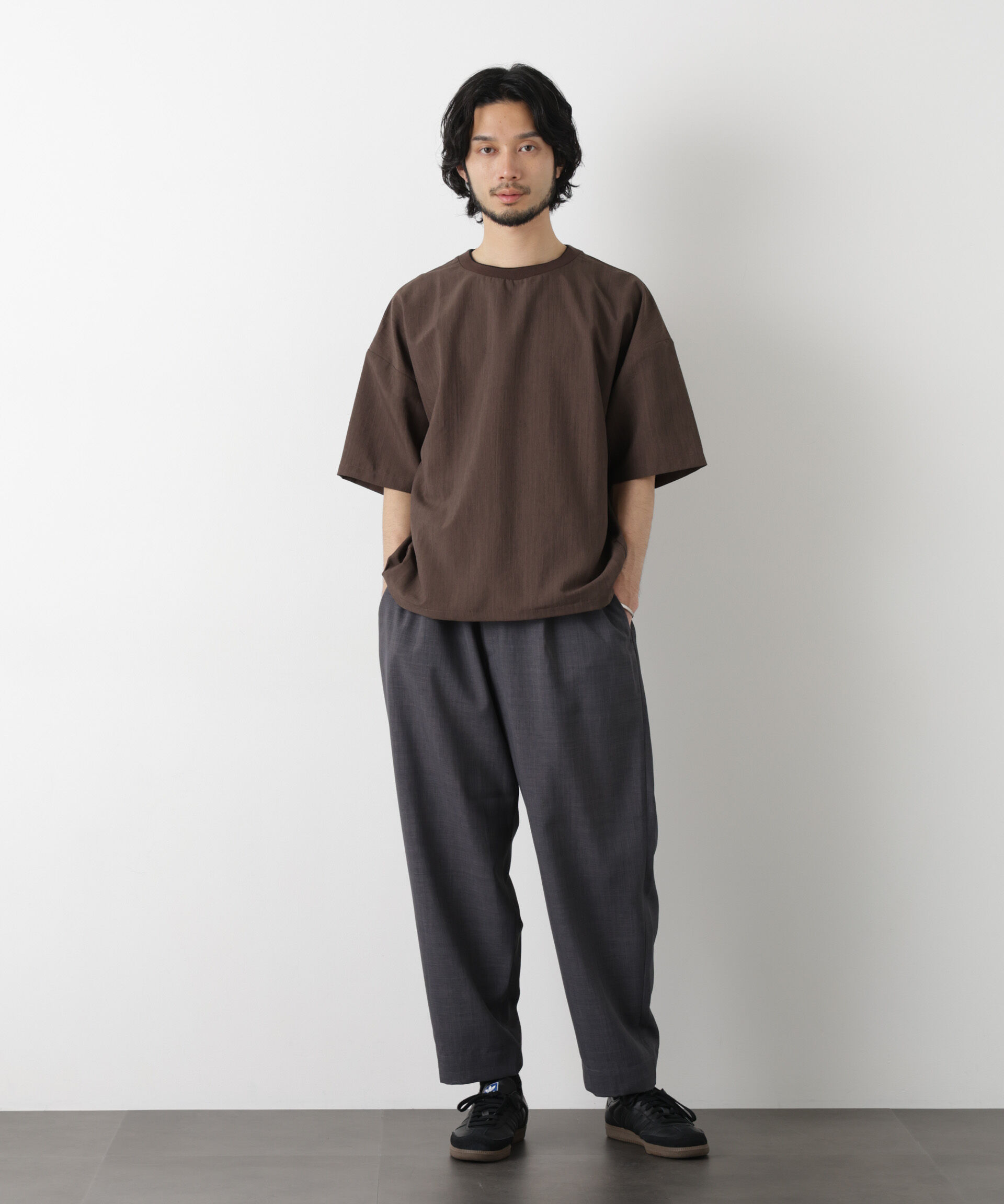 nano･universe「ライトウェイトドライ スラックス」|チノ|