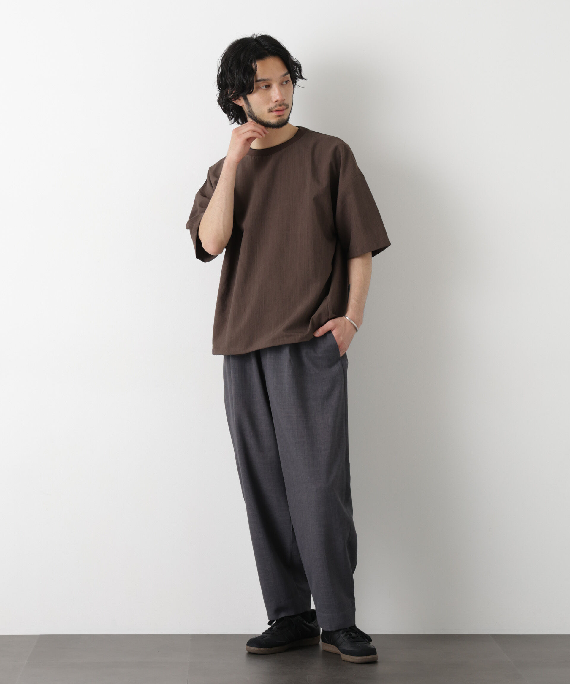 nano･universe「ライトウェイトドライ スラックス」|チノ|