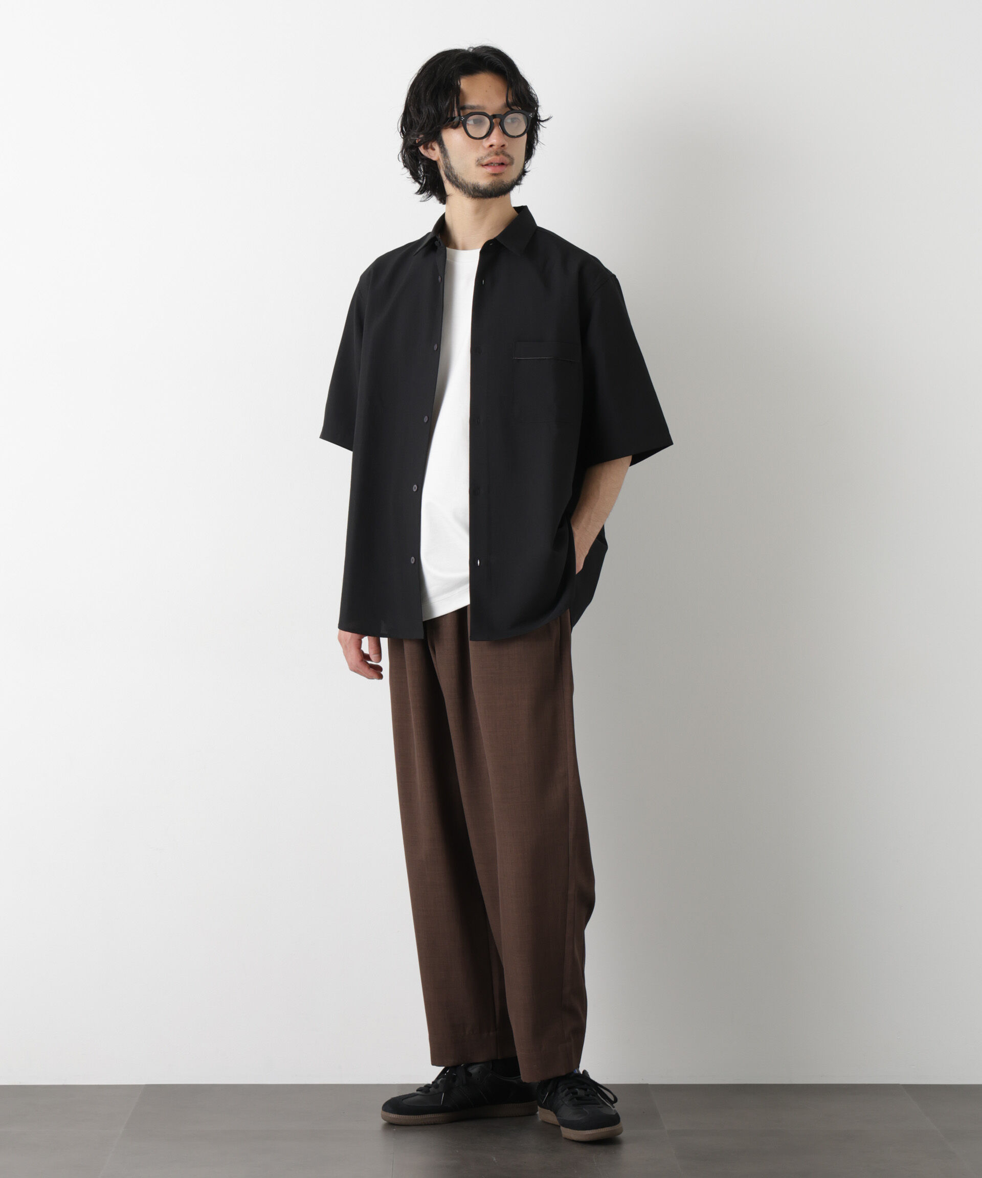 nano･universe「ライトウェイトドライ スラックス」|チノ|