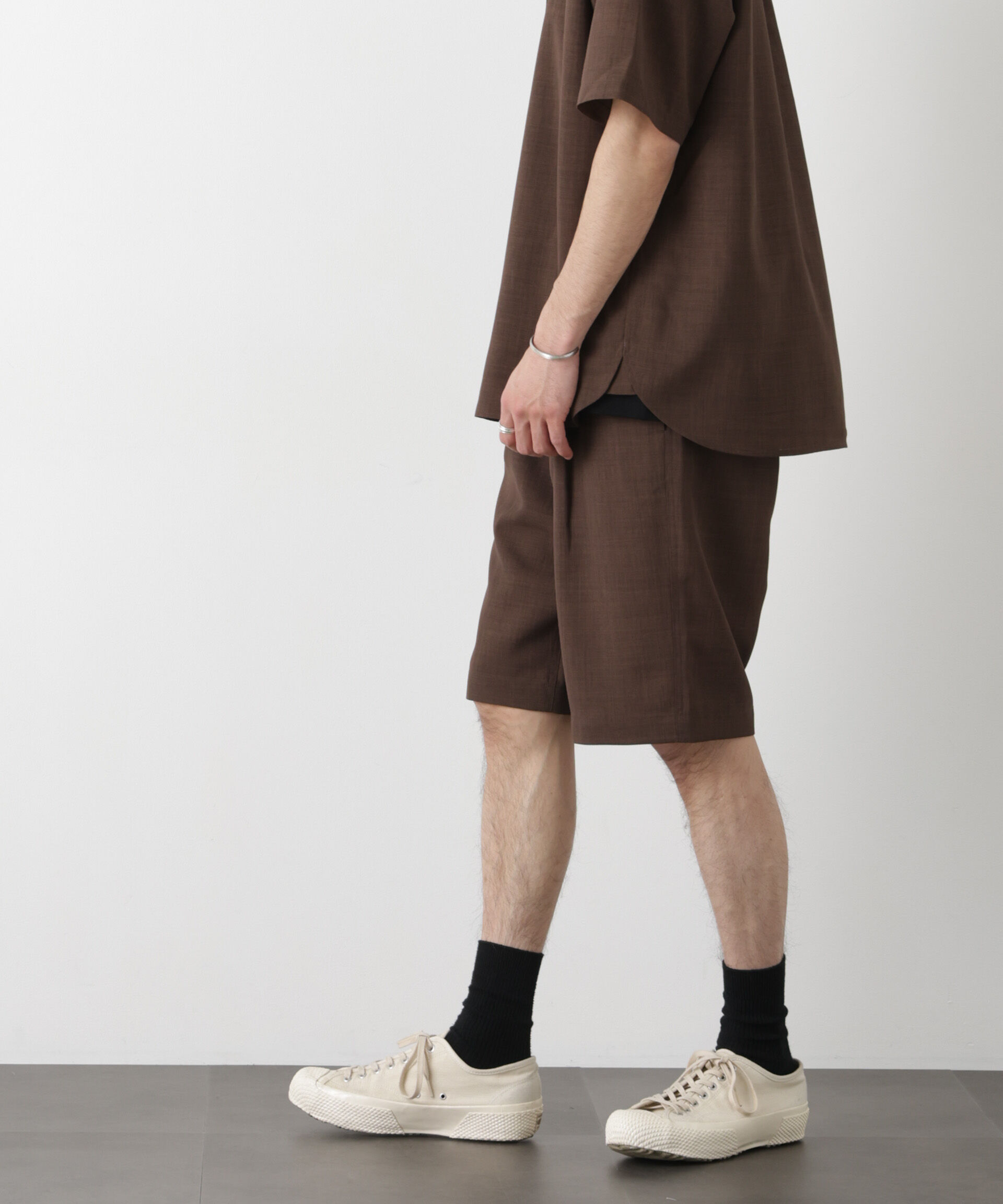 nano･universe「ライトウェイトドライ ショートパンツ（セットアップ可）」|チノ|