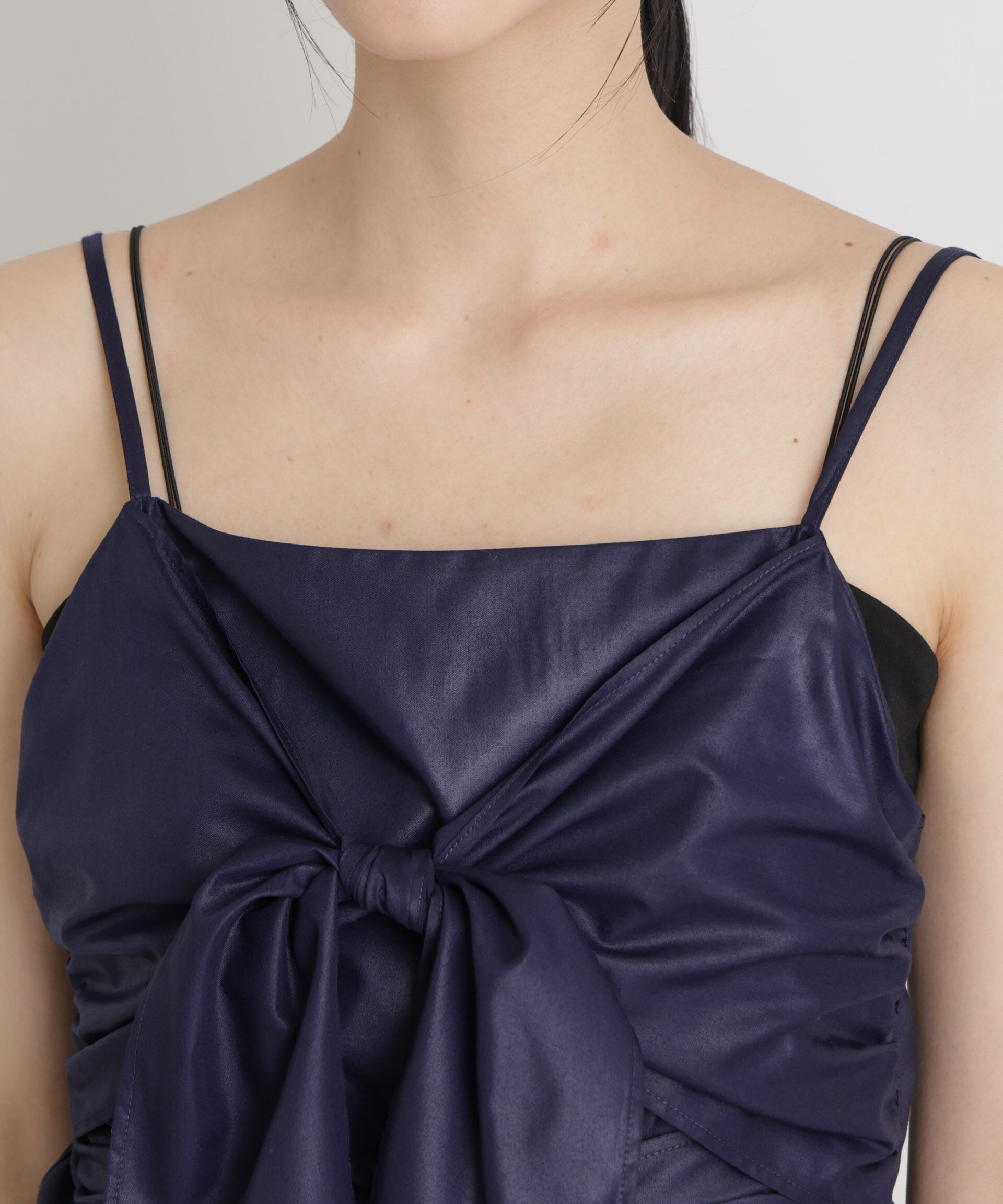 nano･universe「ツインリボンキャミソール」|シャツ・ブラウス|