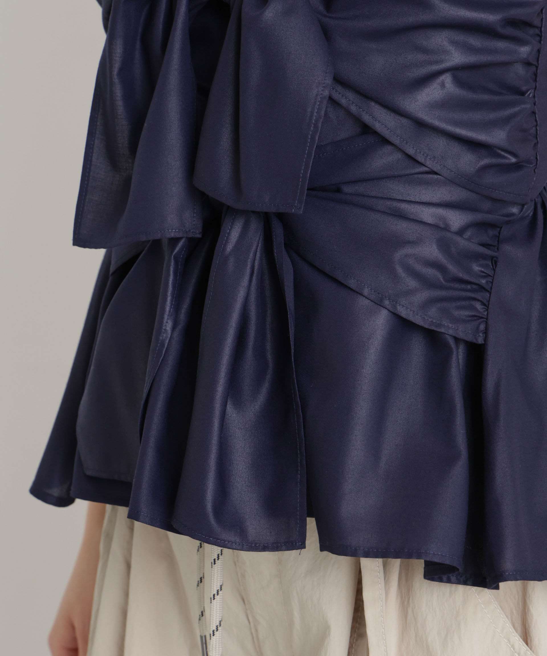 nano･universe「ツインリボンキャミソール」|シャツ・ブラウス|