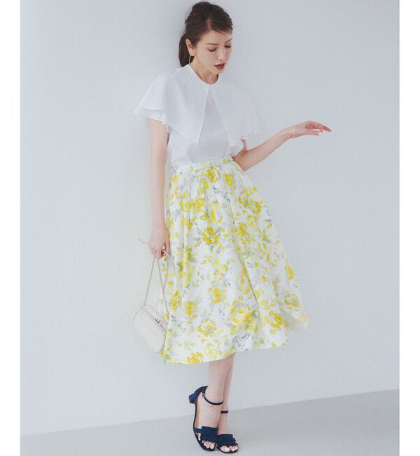 組曲「サッカーストレッチ 襟付きブラウス」|シャツ・ブラウス|