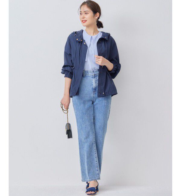 組曲「サッカーストレッチ 襟付きブラウス」|シャツ・ブラウス|