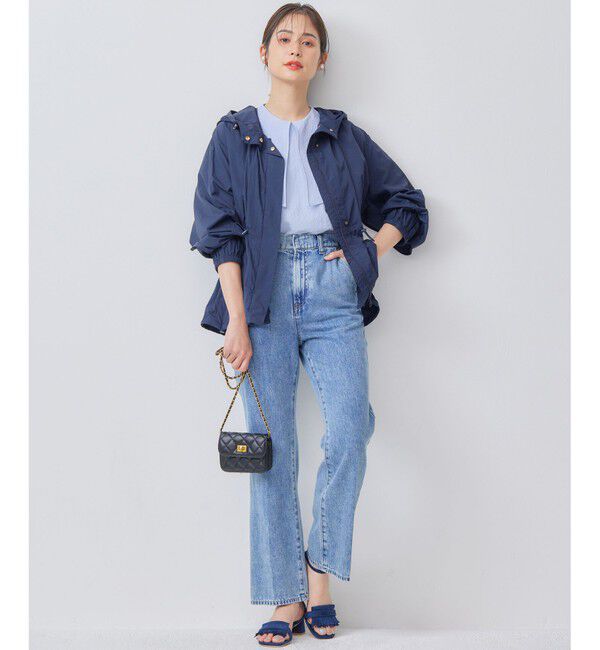 組曲「サッカーストレッチ 襟付きブラウス」|シャツ・ブラウス|