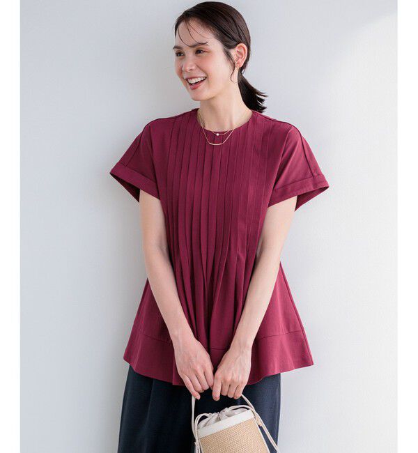 組曲「サマージャージーブラウスライク カットソー」|Tシャツ・カットソー|